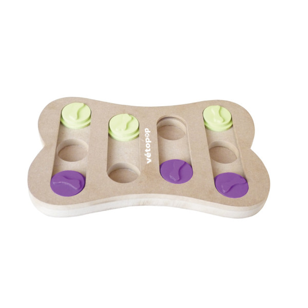 Interactive Puzzle Tray for Dogs & Cats – Round or Fun Shapes